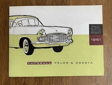 VAUXHALL VELOX & CRESTA Sales