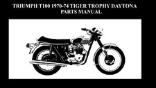 TRIUMPH T100 1970-74 PARTS