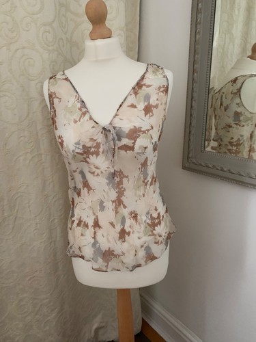 Nicole farhi silk - silk, top