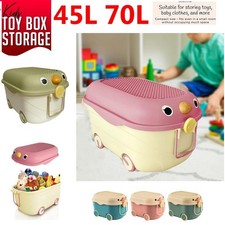 Large Toy Box Storage Lid Kids