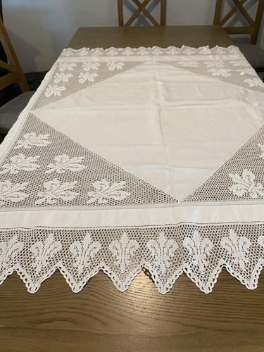 Cotton lace tablecloth - tablecloth, cloth