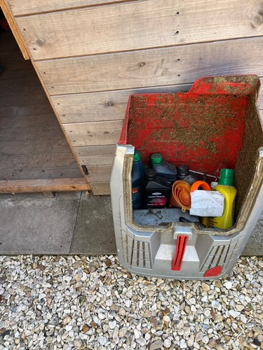 Lawn mower petrol red think - petrol,