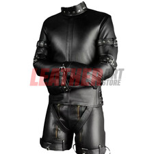 Men’s Leather Bondage Jacket