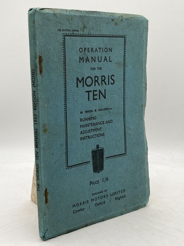1935 morris ten operation - morris,