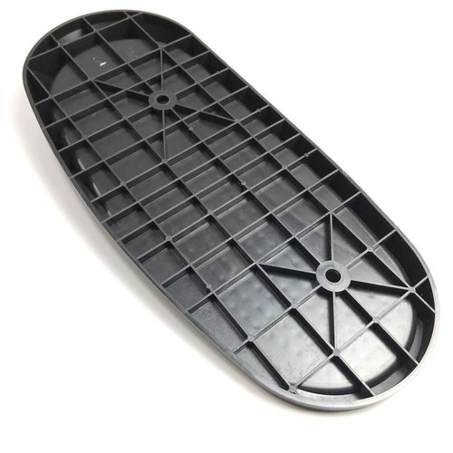 Black plastic exercise pedals - black,