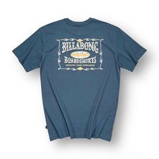 Billabong logo shirt blue - billabong, t-shirt