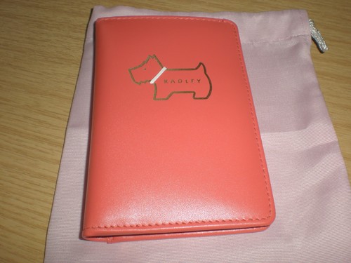 Radley card holder red orange - radley, holder.