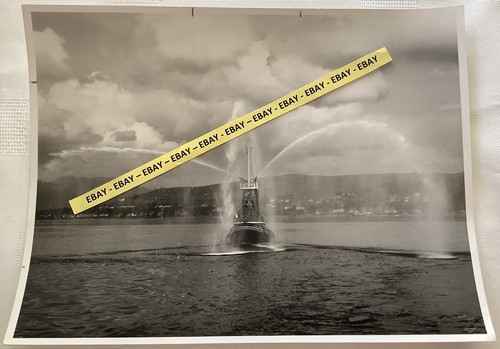 Old photo fire brigade - photo,, pump