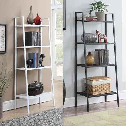 Tier leaning shelf - leaning, bookcase