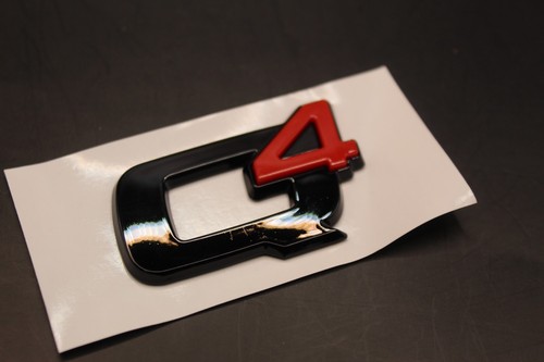 Gloss black red rear - gloss, q4
