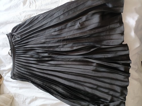 Zara black pleated - black,
