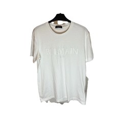 Balmain Paris White Logo T