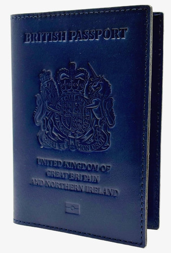 Leather passport cover - uk,