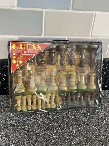 Vintage plastic chess set - vintage,