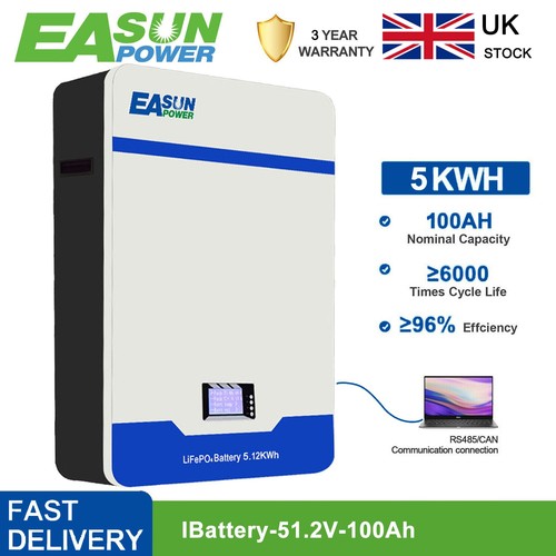 Easun 5kwh 48v 100ah solar - 48v,