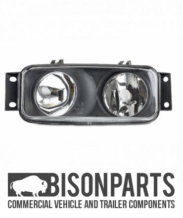 Front clear fog spot lamp - clear, &