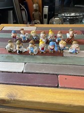 Tetley Tea Folk Collectables Figures X14 Music Band & Others Great Condition