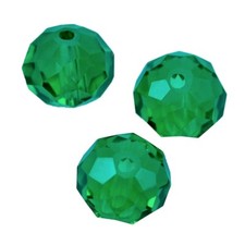 Faceted Rondelle Crystal Glass Beads for Crafting 4mm 6mm 8mm 10mm 12mm