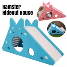 Pet Hamster Hideout House Cage Accessories Slide Ladder Mouse Pet Exercise Toys