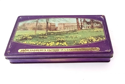Vintage cadbury chocolate tin - chocolate,