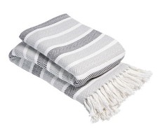 Zara Herringbone Cotton Settee