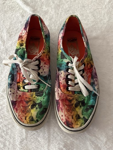 Vans aspca rainbow kitty - vans,