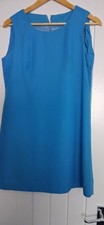 1960s Vintage Mini Dress. Turquoise. Handmade. RETRO ,MOD , Revival