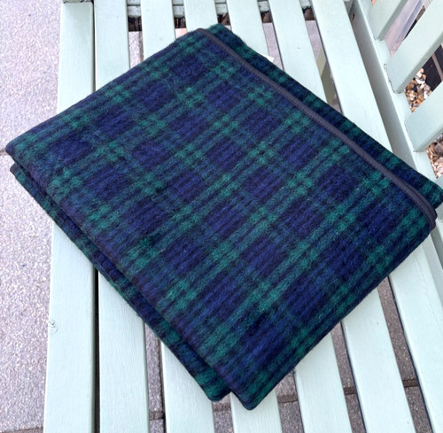 Black watch tartan - black,