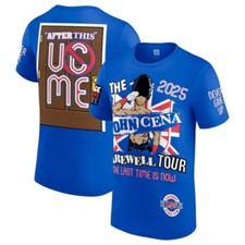 WWE John Cena Farewell Tour 2025 London T-Shirt You Can't See Me 17th Champion