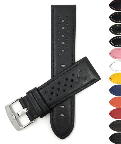 22mm leather rally strap - 22mm,