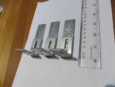 3 x Steel Corner Brace Adjustable L-Shape Right Angle Brackets - Heavy Duty