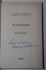 Garry Sobers Signed Autobiography Cricket Uppingham School