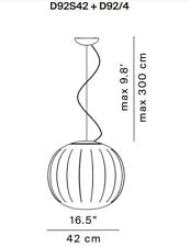 LUCEPLAN - Lita Suspension Structure - 42cm - White  - D92/S42