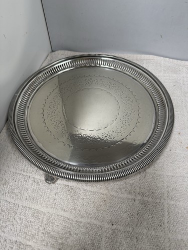 Vintage silver plated tray - tray, on