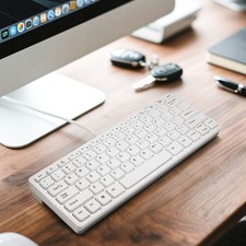 White/Black Mini USB Qwerty