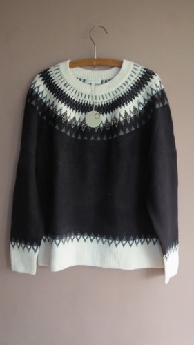 New qvc apricot fair isle - qvc,