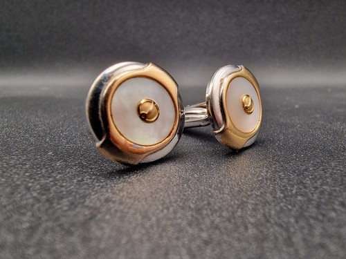 Dunhill cufflinks gold plated - dunhill,