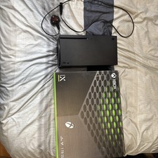 Microsoft Xbox Series x 1TB Black Video Game Console With Power Cable