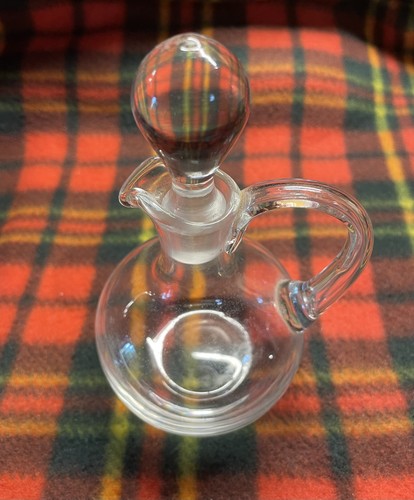 Vintage cut crystal vinegar - cut,