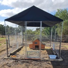 4M x 3M Chicken Coop & Run Hen House Poultry Home Nest Box Rabbit Hutch Outdoor