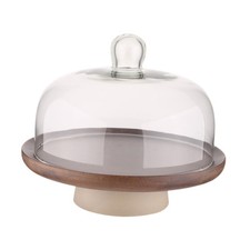 Cake Stand with Glass Dome
