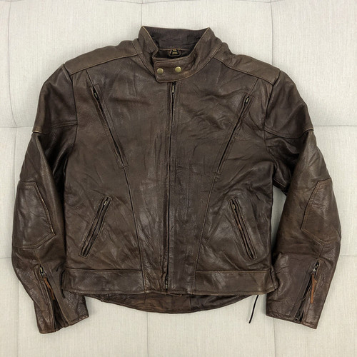 Vintage brown leather cafe - vintage,