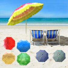 Garden Patio Hawaii Beach Umbrella Sun Shade Outdoor Tilting Parasol 160cm 180cm