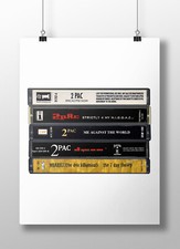 Tupac Poster: Cassette Print