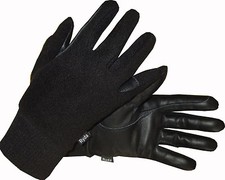 Ryda Ladies Winter Leather Horse Riding Gloves Fleece Backed