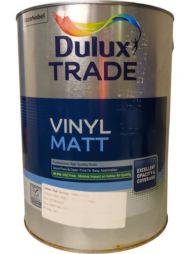 Dulux trade vinyl matt paint - trade,