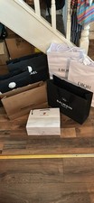 Mixed Lot of 7 x empty Gift/Carrier  Bags. Chanel, Dior, Balmain, Burberry etc