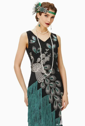 Flapper 1920s dress vintage - flapper,
