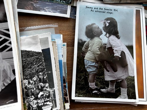 330 vintage postcards job lot - vintage,