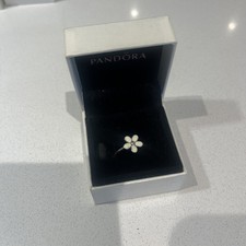 Pandora Daisy Flower White